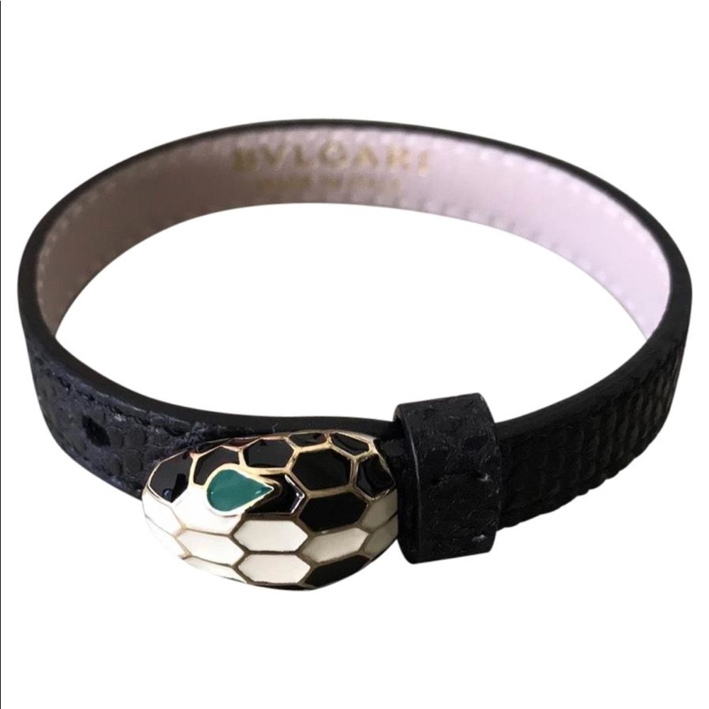 Bvlgari Black Serpenti Forever Bracelet BLK Snake